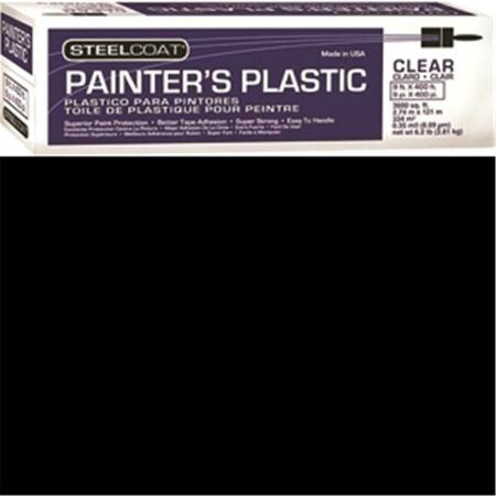 PETOSKEY PLASTICS P9941-06 9 x 400 ft.- 0.31 Mil Steelcoat Painters Plastic 76914912555
